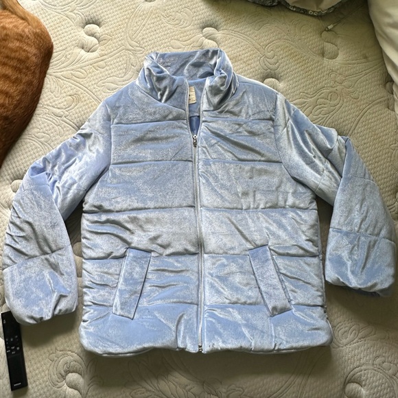 Ashley By 26 International Jackets & Blazers - beautiful blue shimmery puffer jacket